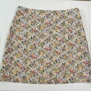 Loft Womens Floral skirt size 12